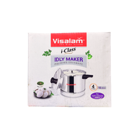 VISALAM - IDLY MAKER - 4 PLATES - 16 IDLIES