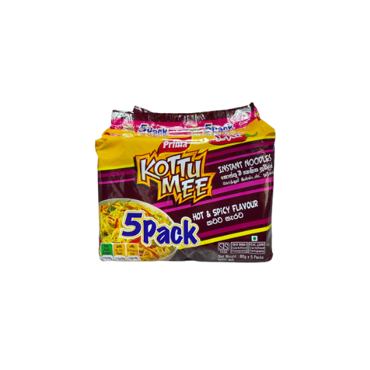 Kottu Mee - Hot & Spicy Flavour - 5 Pack
