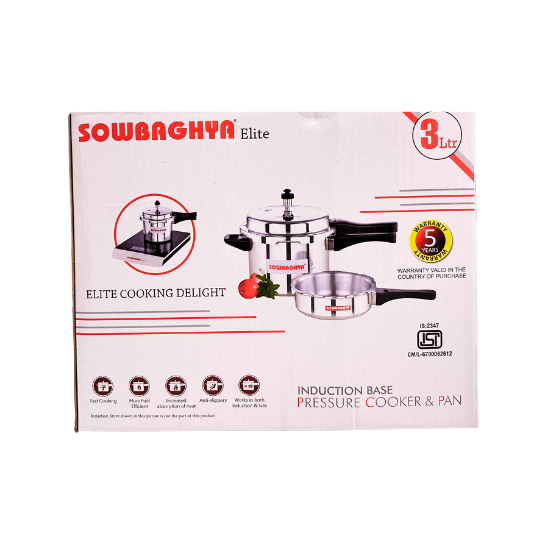 SOWBAGHYA - PRESSURE COOKER - 3L+2L