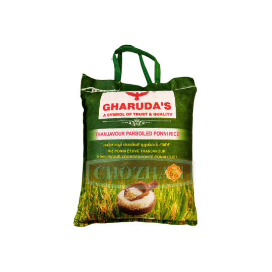GHARUDA'S - THANJAVUR PARBOILED PONNI RICE - 5 KG