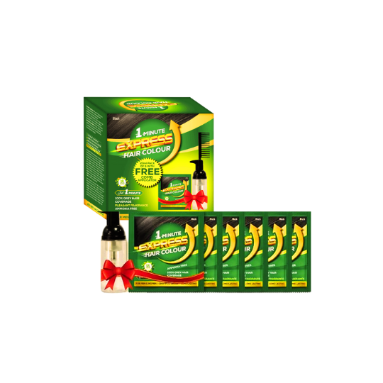 1 Express - Hair Colour Shampoo - 5 Pack