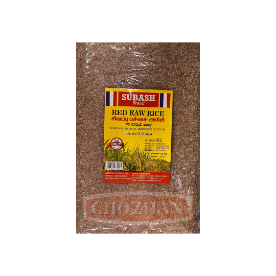 SUBASH - RED RAW RICE - 5 KG