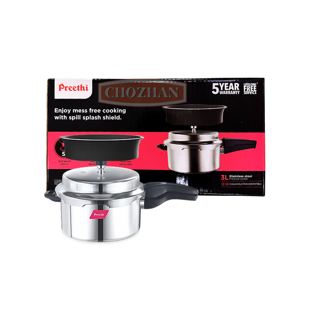 PREETHI - PRESSURE COOKER -IB -STAINLESS STEEL 3L